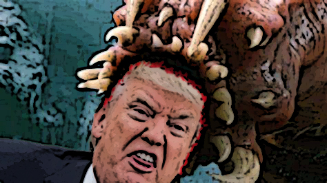 Aliens ate trumps brain Blank Meme Template