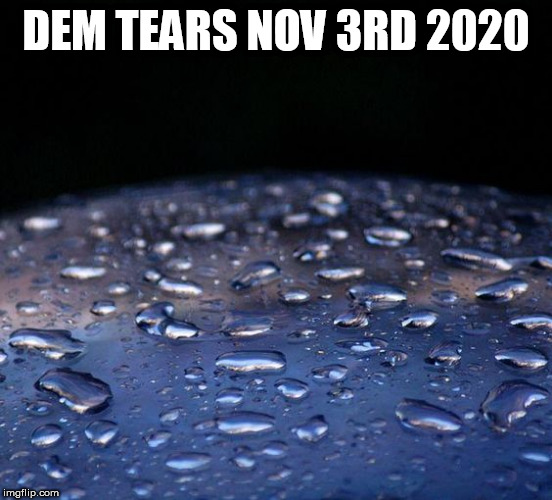 tears | DEM TEARS NOV 3RD 2020 | image tagged in tears | made w/ Imgflip meme maker