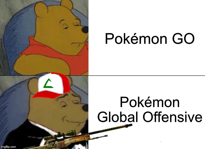 Pokémon GO; Pokémon Global Offensive | image tagged in pokemon go,csgo,funny | made w/ Imgflip meme maker