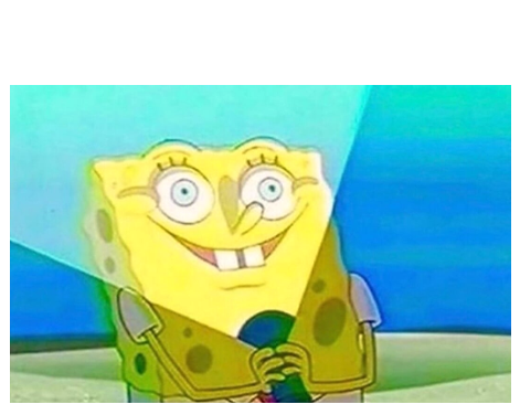 spongebob flashlight Blank Meme Template