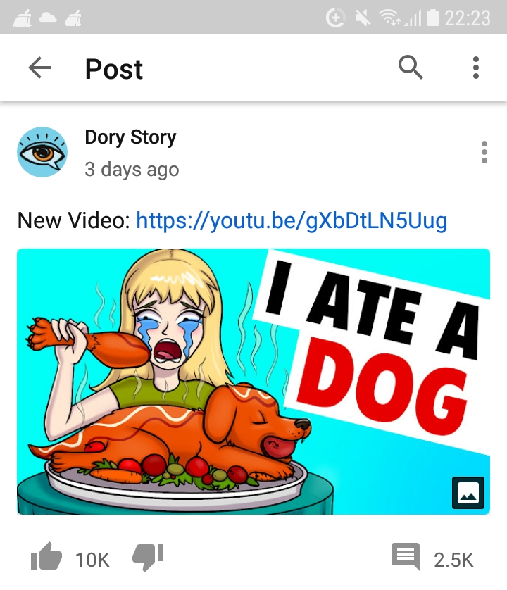 I Ate A Dog! Blank Meme Template