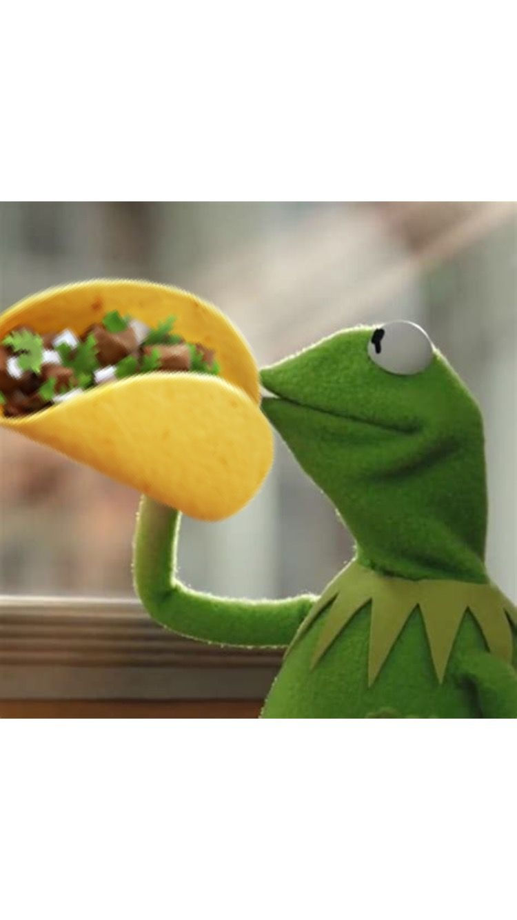 High Quality Kermit tacos Blank Meme Template
