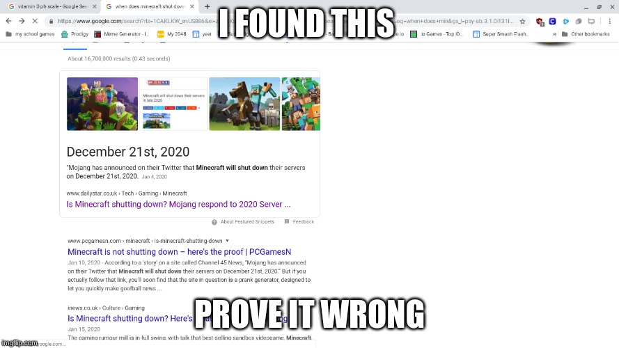 zoom in | I FOUND THIS; PROVE IT WRONG | image tagged in minecraft | made w/ Imgflip meme maker