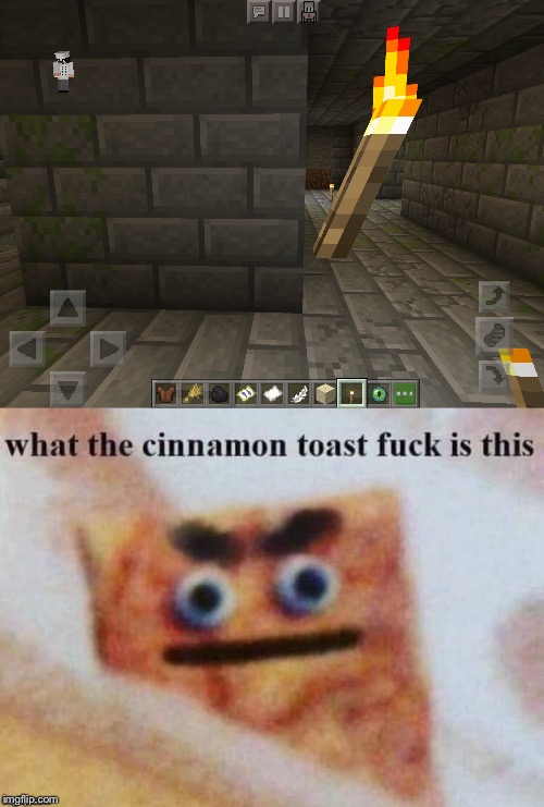 Floating torch | image tagged in what the cinnamon toast f is this,excuse me what the fuck | made w/ Imgflip meme maker