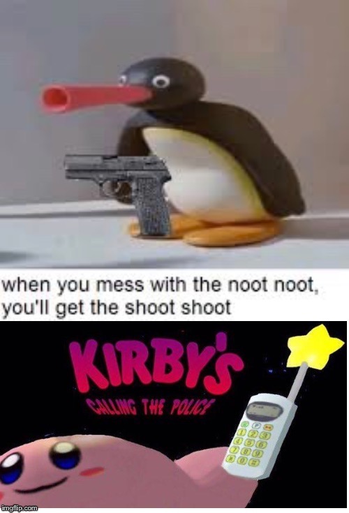 2 memes that are perfect for each other. | image tagged in noot noot | made w/ Imgflip meme maker