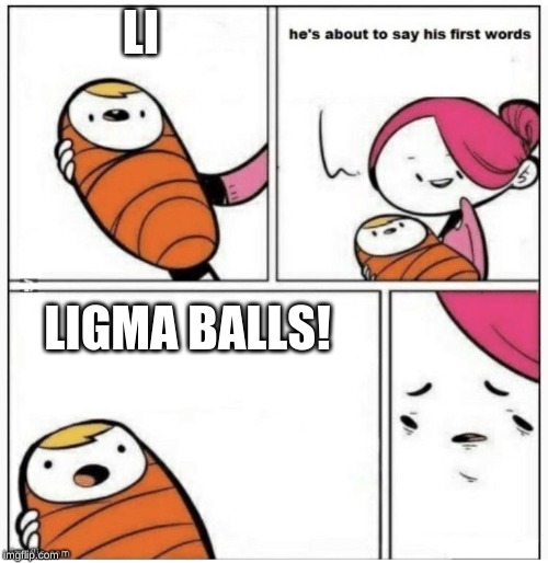 That one kid | LI; LIGMA BALLS! | image tagged in that one kid | made w/ Imgflip meme maker