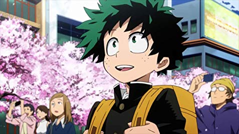 Deku fanboying Blank Meme Template