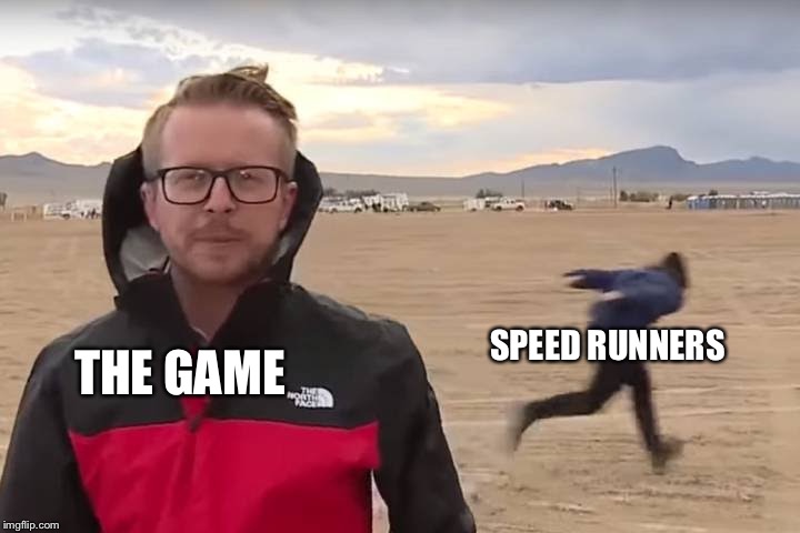 Area 51 Naruto Runner | SPEED RUNNERS; THE GAME | image tagged in area 51 naruto runner,gaming,memes | made w/ Imgflip meme maker