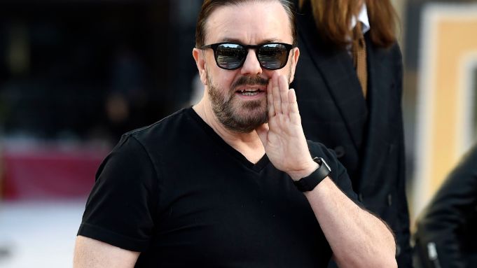 High Quality Ricky Gervais Blank Meme Template