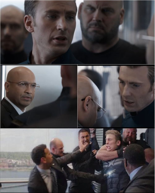 High Quality Captain America lift fight Blank Meme Template