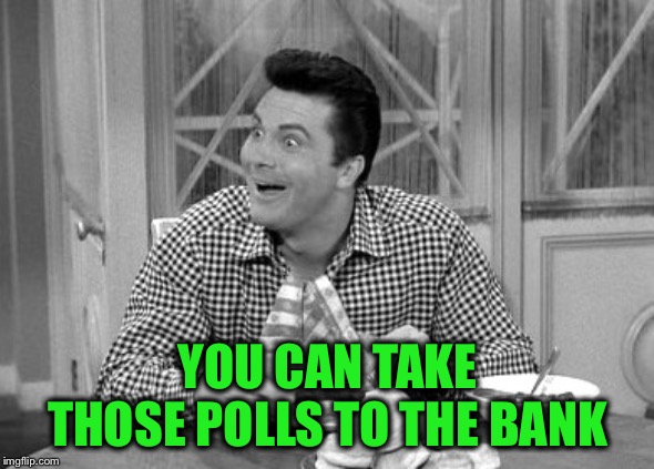 Jethro | YOU CAN TAKE THOSE POLLS TO THE BANK | image tagged in jethro | made w/ Imgflip meme maker