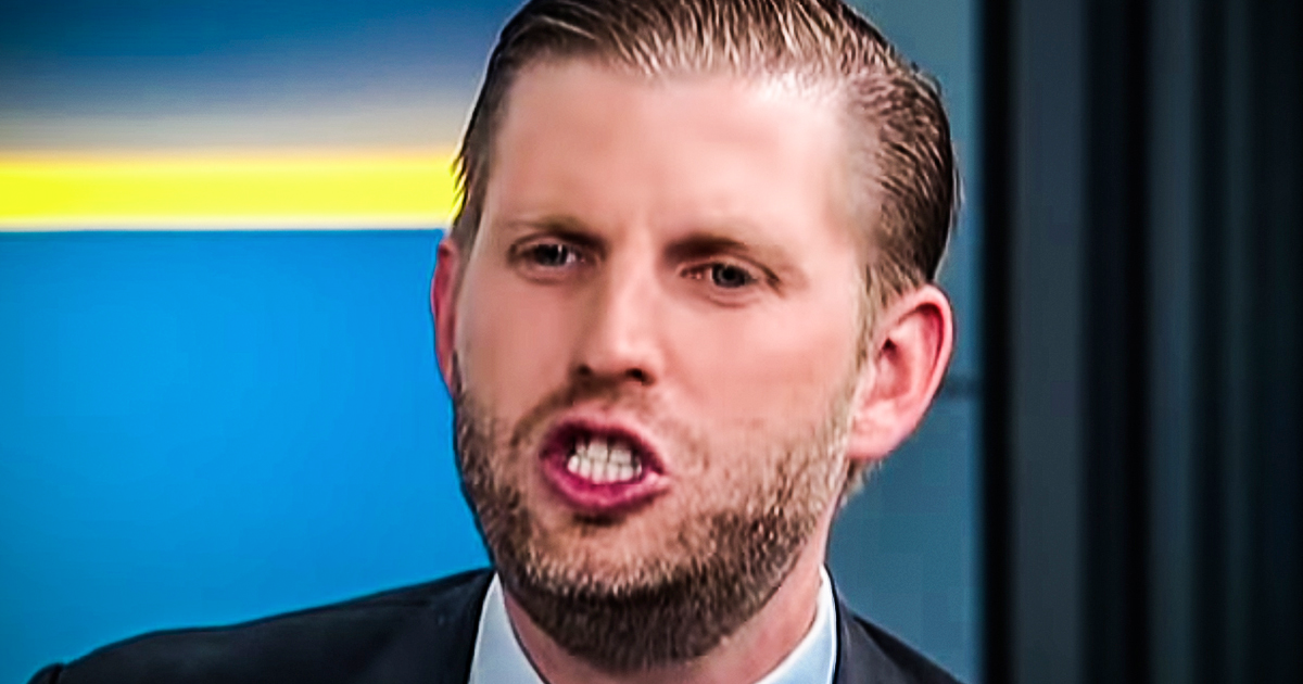 High Quality Eric Trump, dumber than his father Blank Meme Template