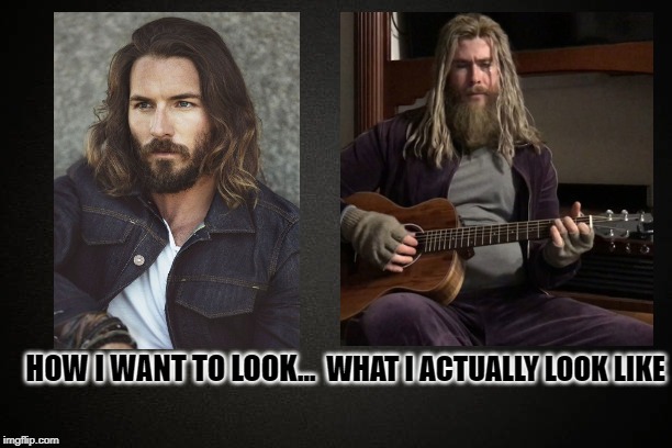 Mark Wystrach Meme | WHAT I ACTUALLY LOOK LIKE; HOW I WANT TO LOOK... | image tagged in mark wystrach meme,funny,memes,thor,fail,how i think i look | made w/ Imgflip meme maker