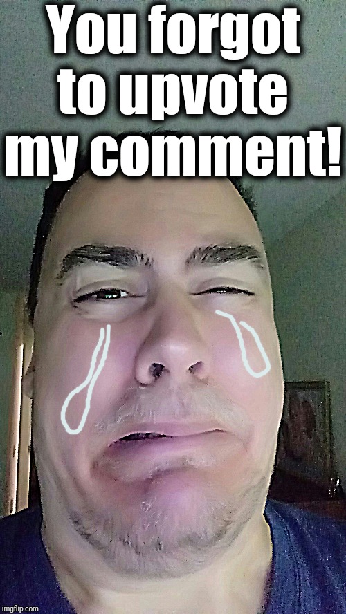 You forgot to upvote my comment! | made w/ Imgflip meme maker