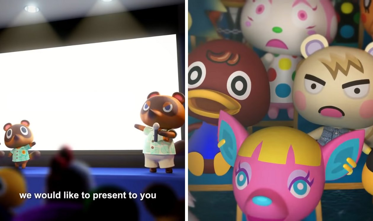 High Quality animal crossing the suprise Blank Meme Template