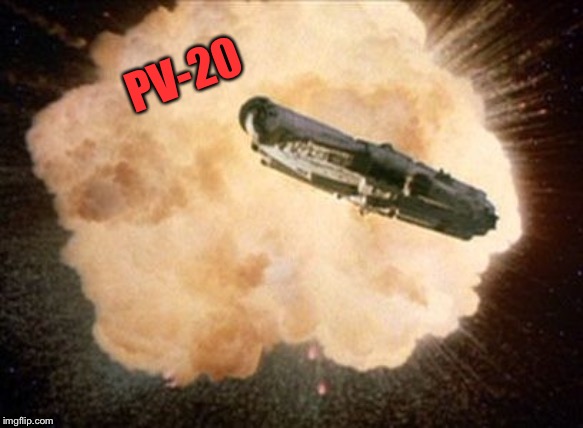 Star Wars Exploding Death Star | PV-20 | image tagged in star wars exploding death star | made w/ Imgflip meme maker