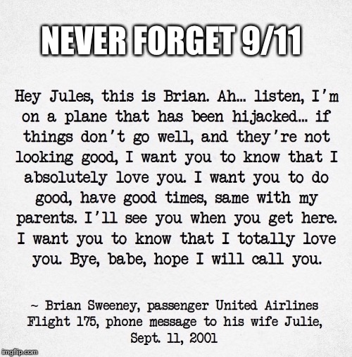 9/11 Never Forget 911 | NEVER FORGET 9/11 | image tagged in 9/11 never forget 911 | made w/ Imgflip meme maker