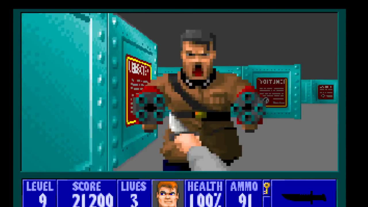 Wolfenstein 3D Hitler Blank Meme Template