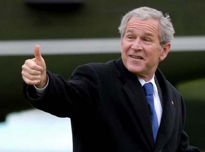 George Bush Thumbs Up Blank Meme Template