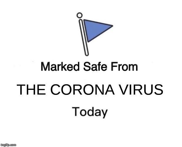 Marked Safe From | THE CORONA VIRUS | image tagged in memes,marked safe from | made w/ Imgflip meme maker