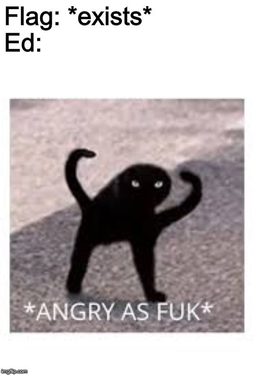 Angery as Fuk | Flag: *exists*
Ed: | image tagged in angery as fuk | made w/ Imgflip meme maker