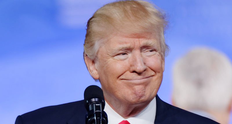 High Quality Trump smile crazy Blank Meme Template
