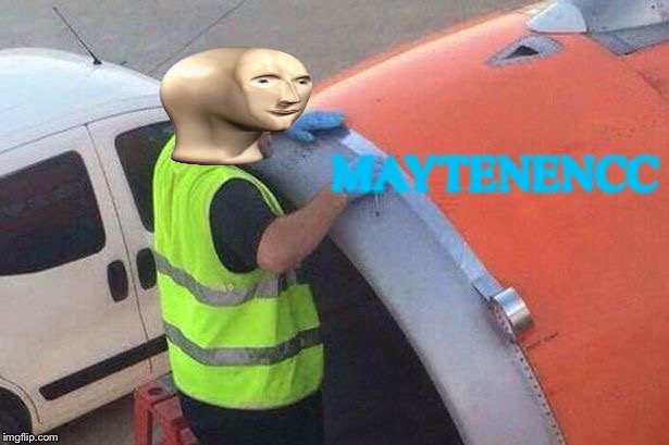 Easyjet duct taped airplane | MAYTENENCC | image tagged in easyjet duct taped airplane | made w/ Imgflip meme maker