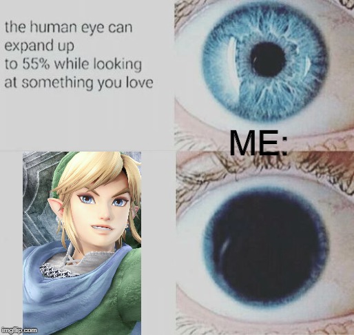 Eye pupil expand | ME: | image tagged in eye pupil expand | made w/ Imgflip meme maker