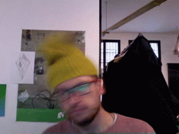 yellow hat dance | image tagged in gifs | made w/ Imgflip video-to-gif maker