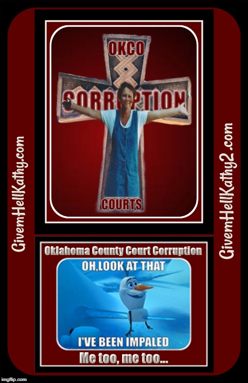 Restoring Justice to OKCO Courts, 1 Step at a time #5_Step_Justice_Slide #Strive_4_Jive_2025 
GivemHellKathy.com | image tagged in oklahoma,court,corruption,supreme court,judge,tyranny | made w/ Imgflip meme maker