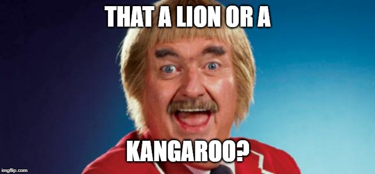 captain kangaroo | THAT A LION OR A KANGAROO? | image tagged in captain kangaroo | made w/ Imgflip meme maker