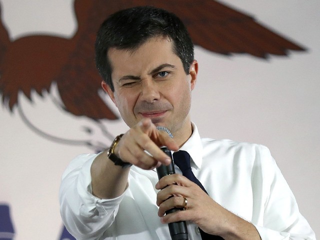 High Quality Mayor Pete Pointing Blank Meme Template