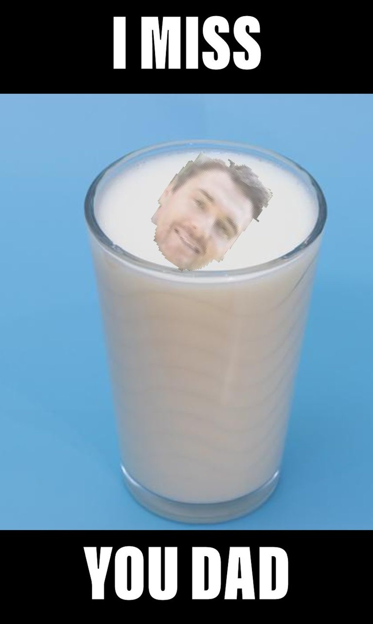 Milk father Blank Meme Template