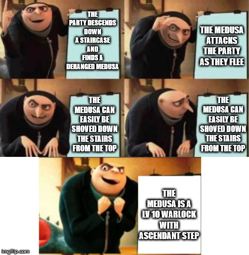 Gru On Mute, Dungeons and Dragons