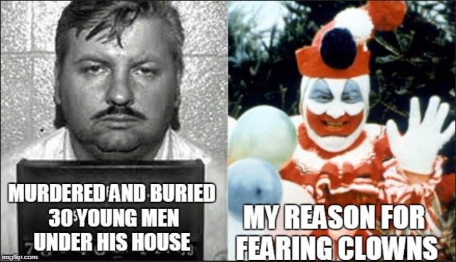 John Wayne Gacy aka Pogo the Clown | . | image tagged in serial killer,creepy clown,scary clown,killer clowns,clowns,memes | made w/ Imgflip meme maker