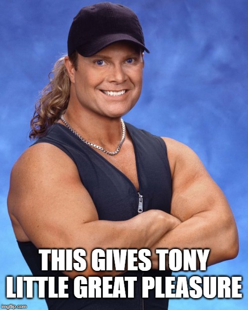 Tony Little Pleasure | THIS GIVES TONY LITTLE GREAT PLEASURE | image tagged in tony little,exercise,motivation,home shopping network,hsn | made w/ Imgflip meme maker