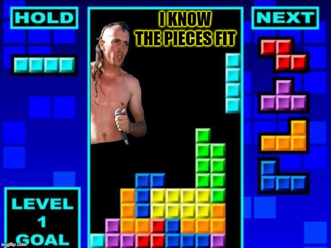 Tetris Tool | I KNOW THE PIECES FIT | image tagged in tetris tool,funny,tool,memes,grunge,metal | made w/ Imgflip meme maker