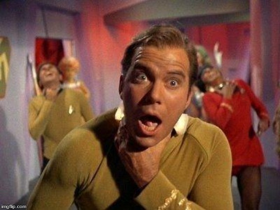 Captain Kirk Choke | image tagged in captain kirk choke | made w/ Imgflip meme maker