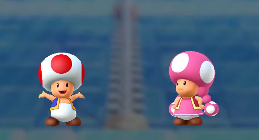 High Quality Toad and Toadette Blank Meme Template