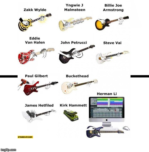 guitarist these days | image tagged in guitars | made w/ Imgflip meme maker
