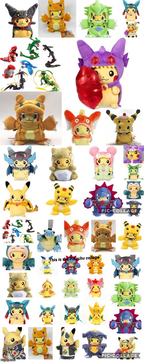 The Pokémon stuffed animals | image tagged in pokemon,pikachu,sufffed animals,cute | made w/ Imgflip meme maker