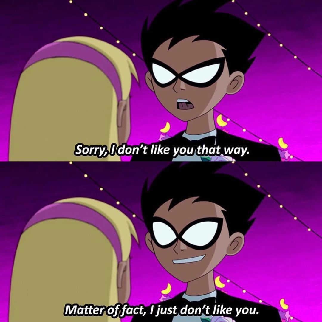 i dont like you Blank Meme Template