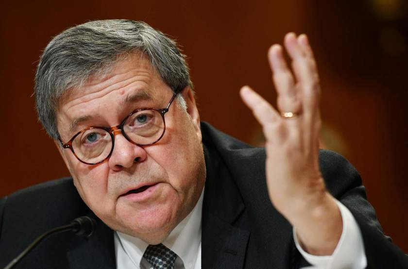 William Barr Blank Meme Template