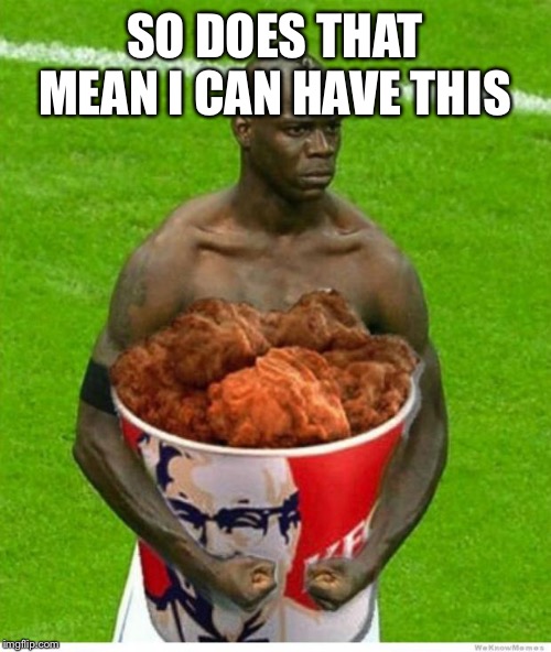 SO DOES THAT MEAN I CAN HAVE THIS | image tagged in kfc nigger | made w/ Imgflip meme maker