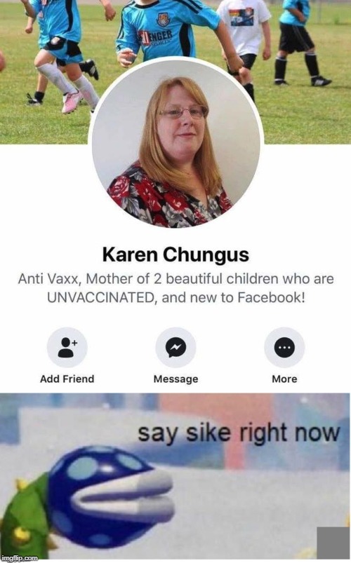 SHE IS THE LEADER OF ALL MEMES | image tagged in say sike right now,karen,funny,memes,big chungus,anti vax | made w/ Imgflip meme maker