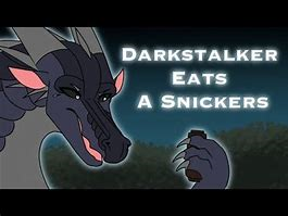 Darkstalker Eats a Snickers Blank Meme Template
