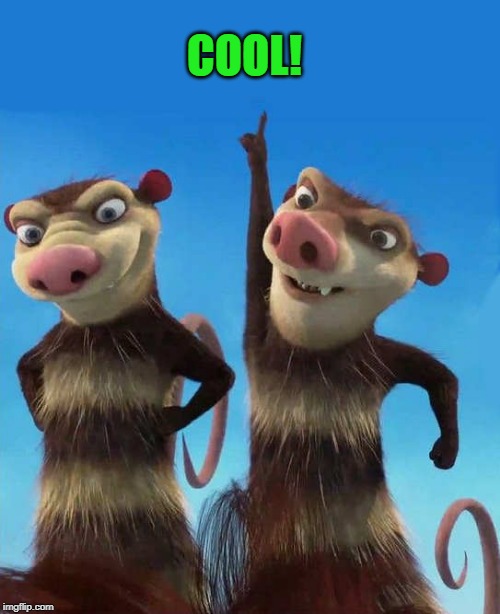 crash-and-Eddie-by-Kewlew | COOL! | image tagged in crash-and-eddie-by-kewlew | made w/ Imgflip meme maker