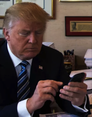 High Quality trump phone Blank Meme Template