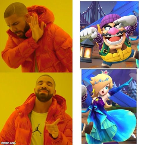 I'LL TAKE ROSALINA | image tagged in memes,drake hotline bling,mario kart,mario kart tour,rosalina | made w/ Imgflip meme maker