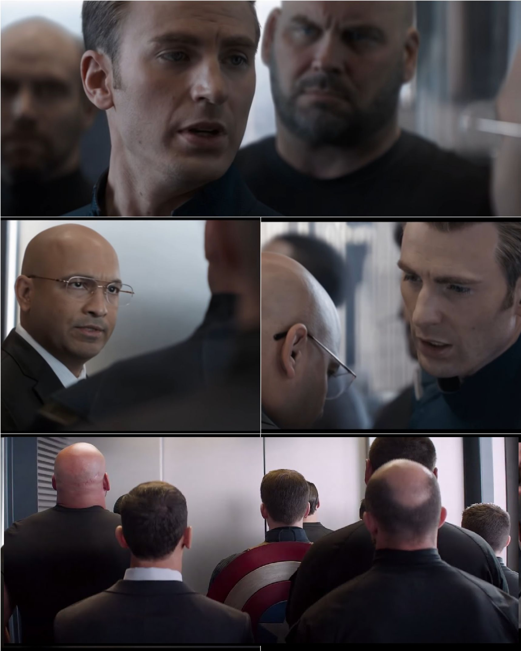 Captain america no fight Blank Meme Template